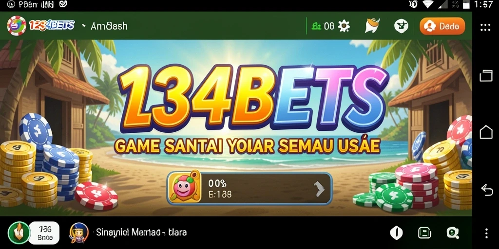 Tangkapan layar utama menampilkan gameplay menarik dari 1234BETS.