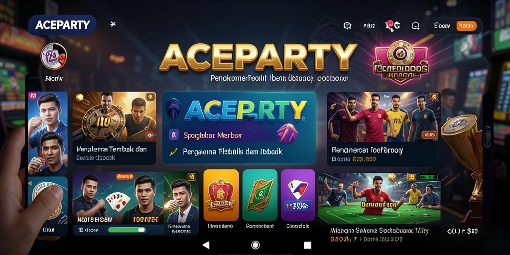 Gameplay ACEPARTY yang menarik dalam taruhan olahraga.