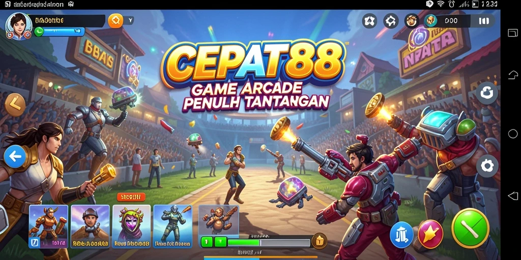 Tampilan gameplay seru di CEPAT88, tantangan yang mengasyikkan.