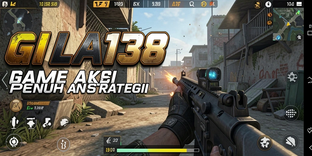 Tampilan aksi intens di GILA138 saat pemain bertempur di battlefield.