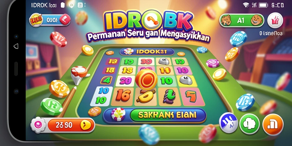 Tampilan gameplay IDROK yang menarik dan interaktif.