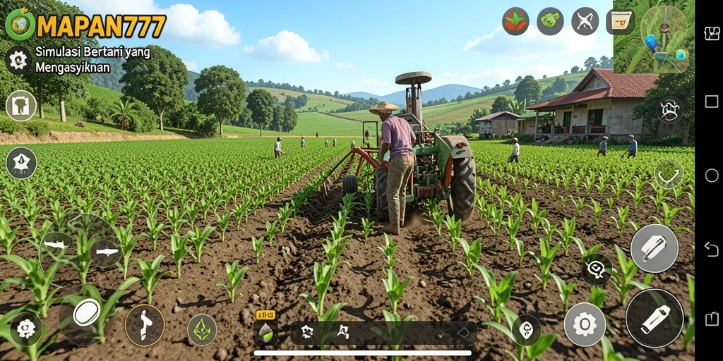 Tangkapan layar MAPAN777 menampilkan gameplay pertanian yang menarik.