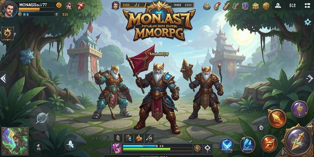 Tampilan gameplay seru dan interaktif di MONAS77.