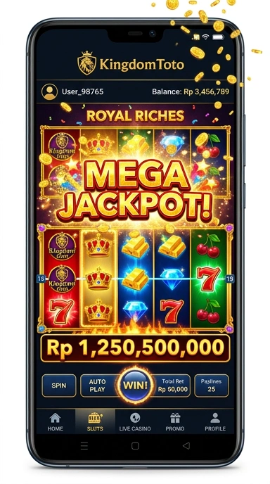 Tampilan antarmuka aplikasi kingdomtoto yang intuitif.